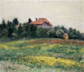 Paysage Campagnard de Normandie (Gustave Caillebotte) - Muzeo.com