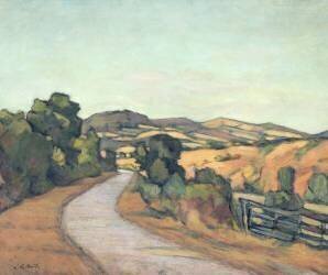 Paysage dans la Mayenne (Louis Le Bail) - Muzeo.com