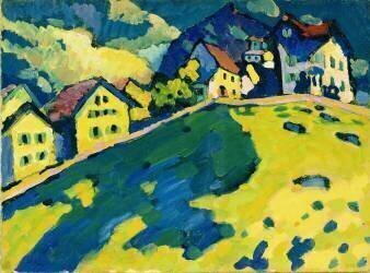Paysage d'été (Wassily Kandinsky) - Muzeo.com