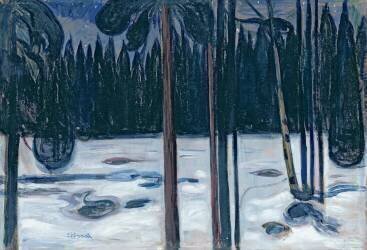 Paysage d'hiver (Edvard Munch) - Muzeo.com