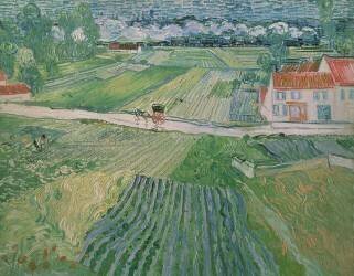 Paysage à Auvers après la pluie (Vincent van Gogh) - Muzeo.com