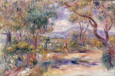 Paysage à Cannes (Auguste Renoir) - Muzeo.com