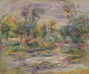 Paysage fluvial (Auguste Renoir) - Muzeo.com