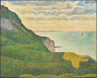 Paysage marin à Port-en-Bessin (Georges Seurat) - Muzeo.com