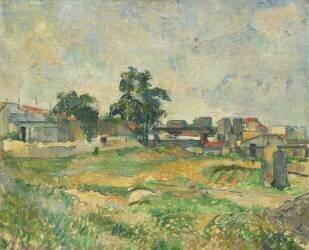 Paysage près de Paris (Paul Cézanne) - Muzeo.com