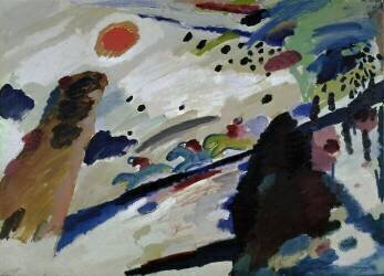 Paysage Romantique (Wassily Kandinsky) - Muzeo.com
