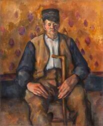 Paysan assis (Paul Cézanne) - Muzeo.com