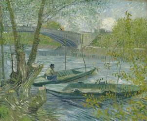 Pêche au printemps (Vincent van Gogh) - Muzeo.com