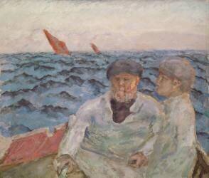 Pêcheurs en Bretagne (Pierre Bonnard) - Muzeo.com