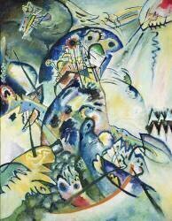Peigne bleu (Wassily Kandinsky) - Muzeo.com
