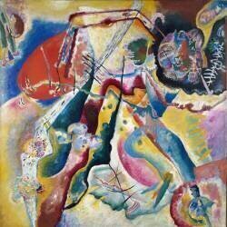 Peinture avec tache rouge (Wassily Kandinsky) - Muzeo.com