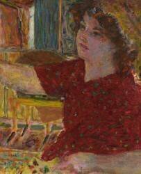 Peinture de jeune femme (Pierre Bonnard) - Muzeo.com