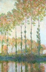 Peupliers sur les rives de l'Epte (Claude Monet) - Muzeo.com