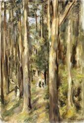 Pique-nique dans les bois (Max Liebermann) - Muzeo.com
