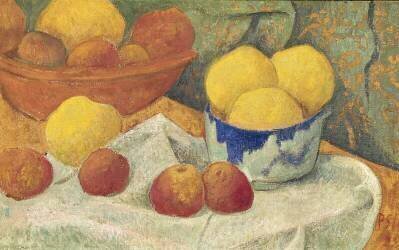 Pommes avec un Plat Bleu (Paul Serusier) - Muzeo.com