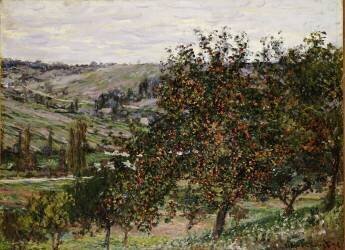 Pommiers près de Vetheuil (Claude Monet) - Muzeo.com