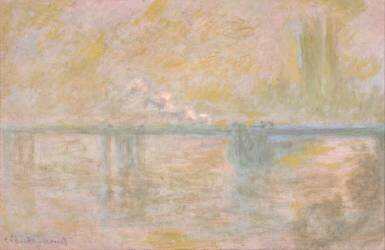Pont de Charing-Cross à Londres (Claude Monet) - Muzeo.com