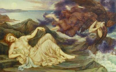 Port after Stormy Seas (Evelyn de Morgan) - Muzeo.com