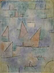 Port avec des voiliers (Paul Klee) - Muzeo.com