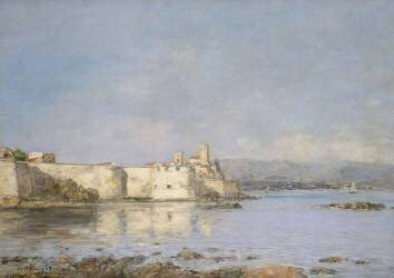 Port d'Antibes (Eugène Boudin) - Muzeo.com