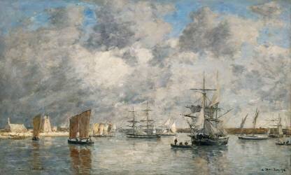 Port de Camaret (Eugène Boudin) - Muzeo.com