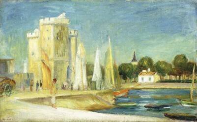 Port de la Rochelle (Auguste Renoir) - Muzeo.com