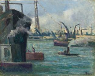 Port de Rouen (Maximilien Luce) - Muzeo.com