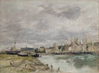 Port de Trouville (Eugène Boudin) - Muzeo.com