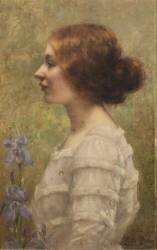 Portrait d'Alba Brunelli (Edmond de Pury) - Muzeo.com