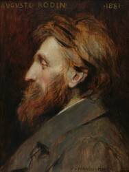 Portrait d'Auguste Rodin (François Flameng) - Muzeo.com
