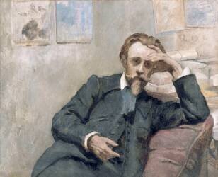 Portrait de Alphonse Osbert (1857-1939), peintre (Jules Valadon) - Muzeo.com