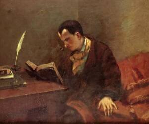 Portrait de Baudelaire (Gustave Courbet) - Muzeo.com