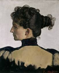 Portrait de Berthe Jacques (Ferdinand Hodler) - Muzeo.com
