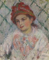 Portrait de Blanche Hoschedé enfant (Claude Monet) - Muzeo.com