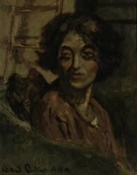 Portrait de femme - Thérèse Lessore (Walter Richard Sickert) - Muzeo.com