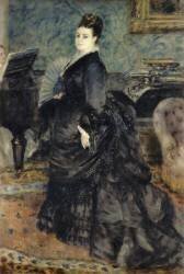 Portrait de femme, dit portrait de madame Hartmann (Auguste Renoir) - Muzeo.com