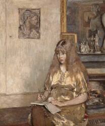 Portrait de Geneviève Bernheim de Villers (1907-1936), future comtesse Jean de la Chapelle (Edouard Vuillard) - Muzeo.com