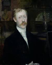 Portrait de George Moore (Jacques-Emile Blanche) - Muzeo.com
