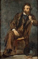 Portrait de Gustave Moreau (Edgar Degas) - Muzeo.com