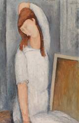 Portrait de Jeanne Hebuterne (Amedeo Modigliani) - Muzeo.com