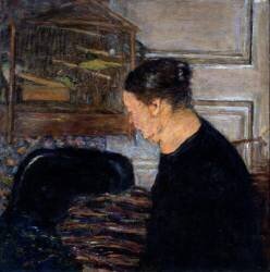 Portrait de la grand-mère de l'artiste de Pierre Bonnard (Pierre Bonnard) - Muzeo.com
