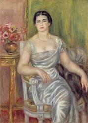 Portrait de la poétesse Alice Valliere-Merzbach (Auguste Renoir) - Muzeo.com