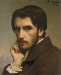 Portrait de l'artiste (Léon Bonnat) - Muzeo.com