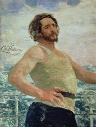 Portrait de l'auteur Leonid Andreev (Ilya Répine) - Muzeo.com