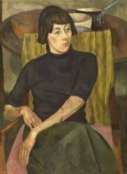 Portrait de l'écrivain et artiste Nina Hamnett (1890-1956) (Roger Fry) - Muzeo.com