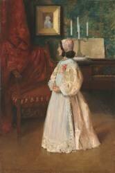 Portrait de ma soeur Alice (William Merritt Chase) - Muzeo.com