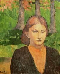 Portrait de ma sœur Madeleine (Emile Bernard) - Muzeo.com