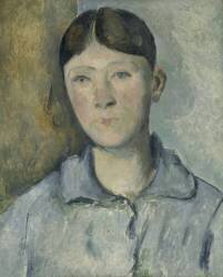 Portrait de madame Cézanne (Paul Cézanne) - Muzeo.com