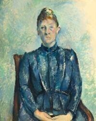 Portrait de madame Cézanne (Paul Cézanne) - Muzeo.com