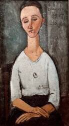 Portrait de Madame Chakowska (Amedeo Modigliani) - Muzeo.com